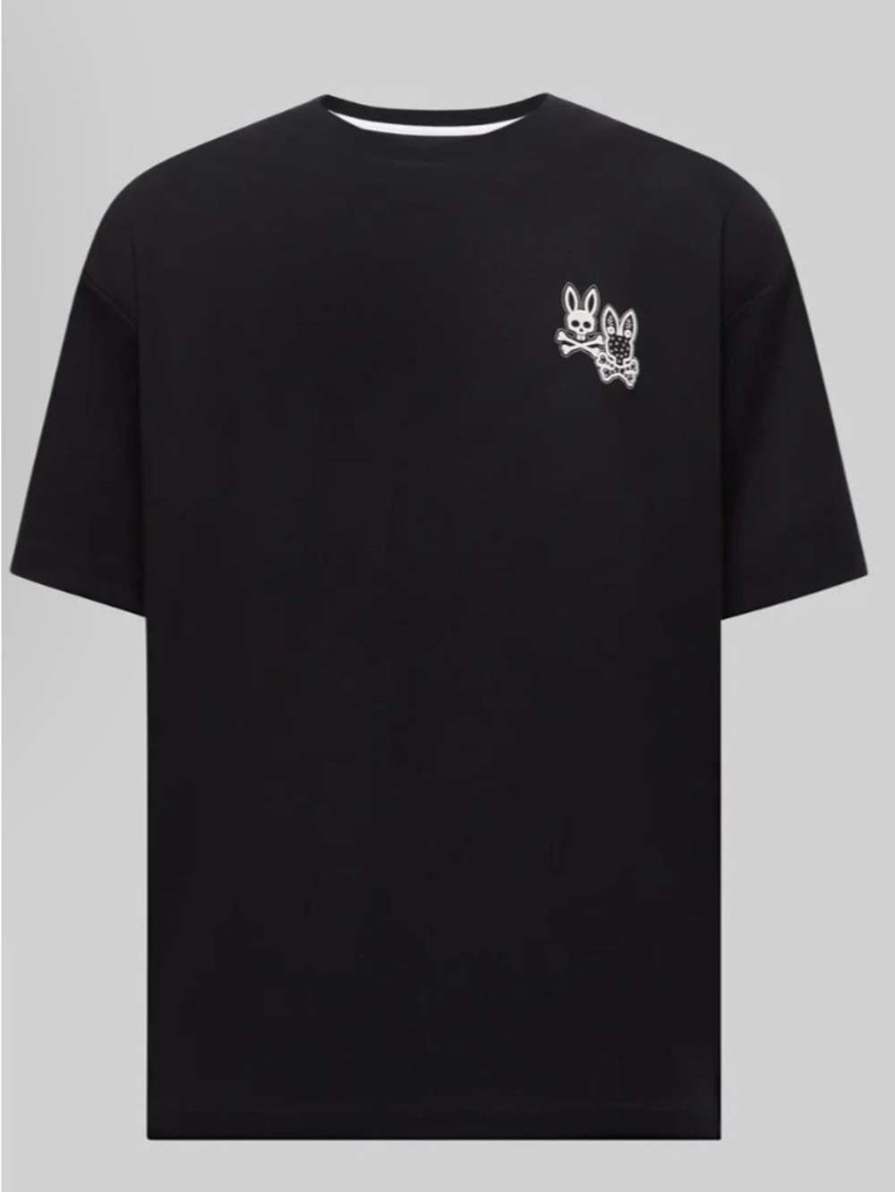 Psycho Bunny Black Graphic Short-Sleeve T-Shirt